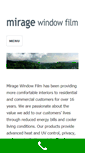 Mobile Screenshot of miragewindowfilm.com
